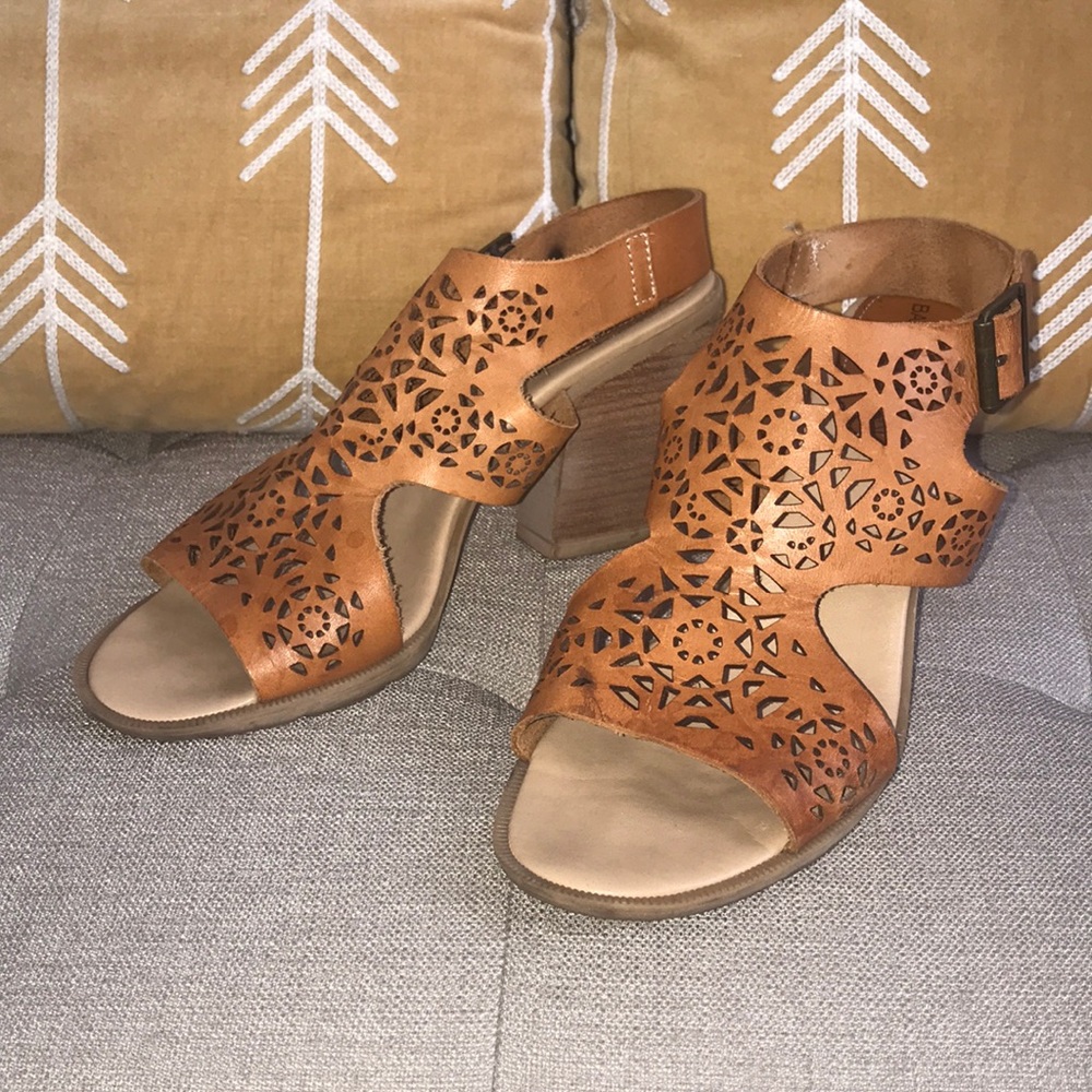Handmade Italian Leather Healed Sandals